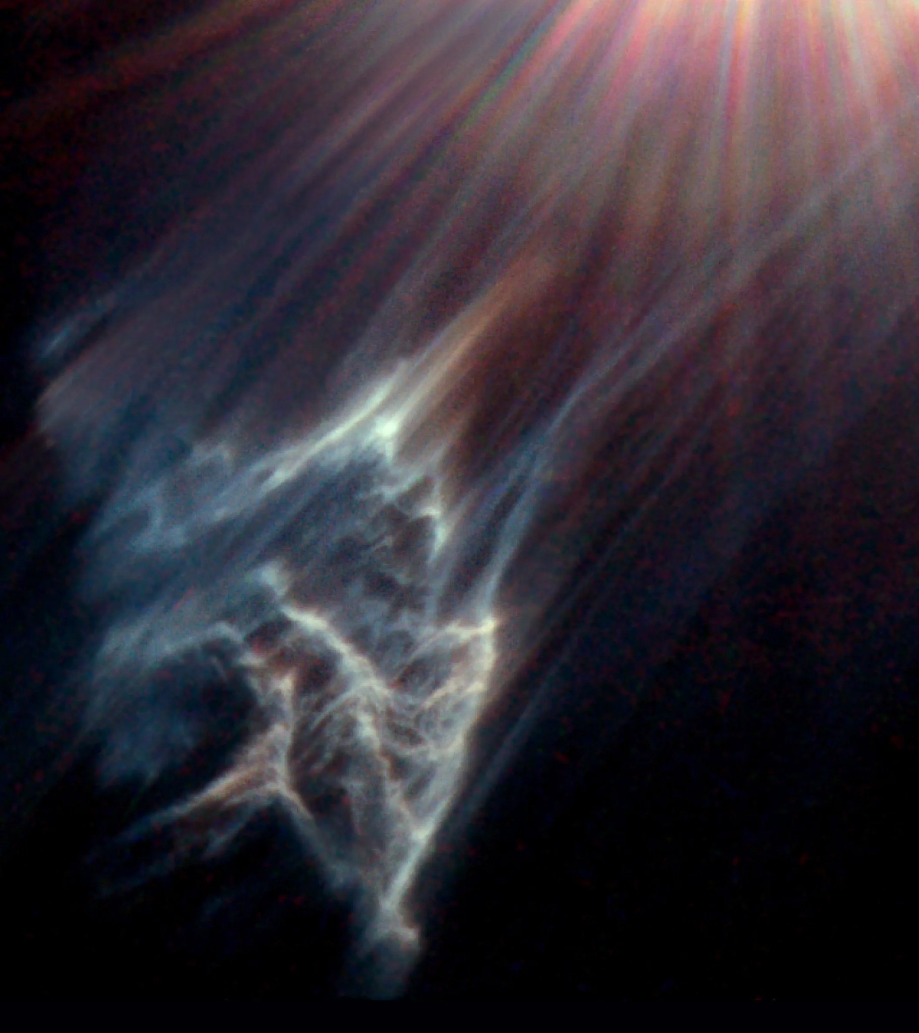 Hubble view of dust in the Pleiades near Merope