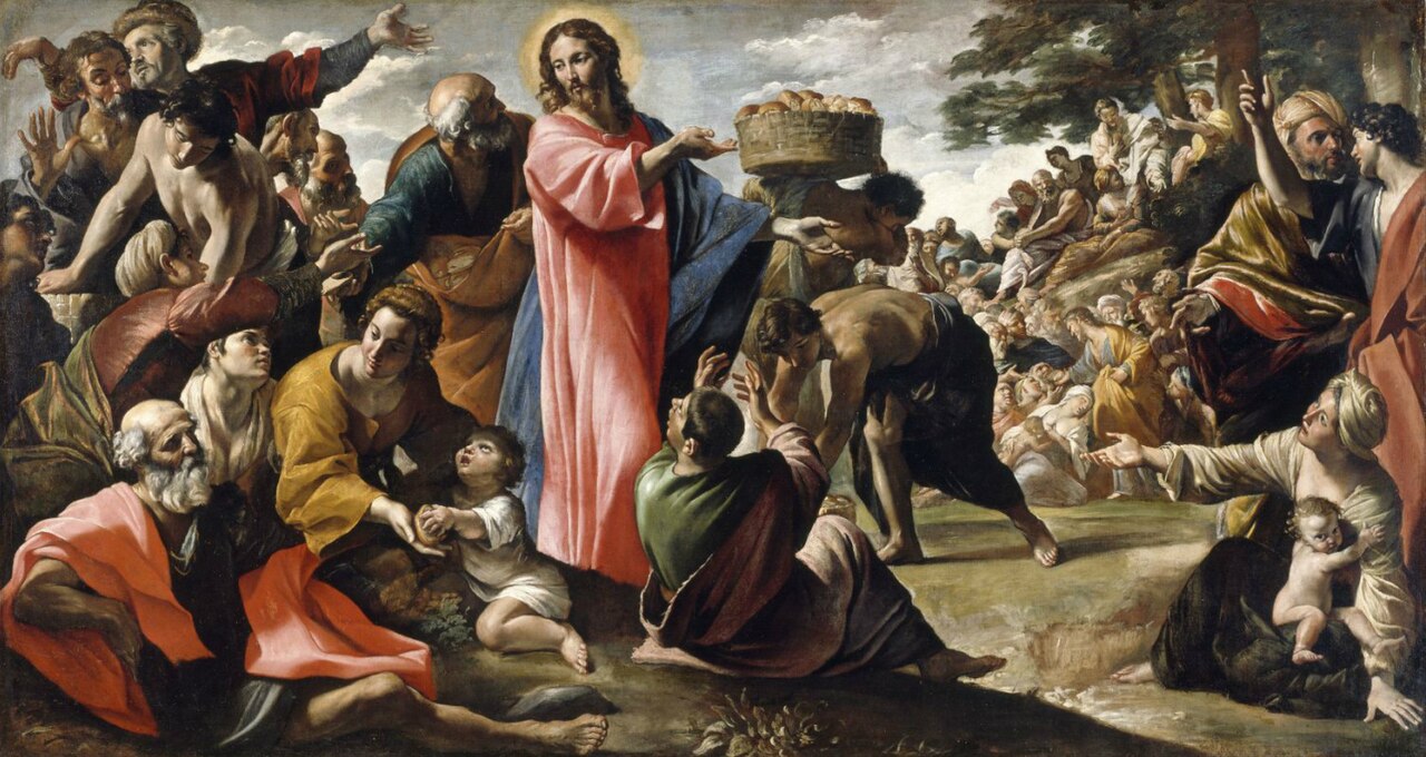 Giovanni Lanfranco, Miracle of the Bread and Fish