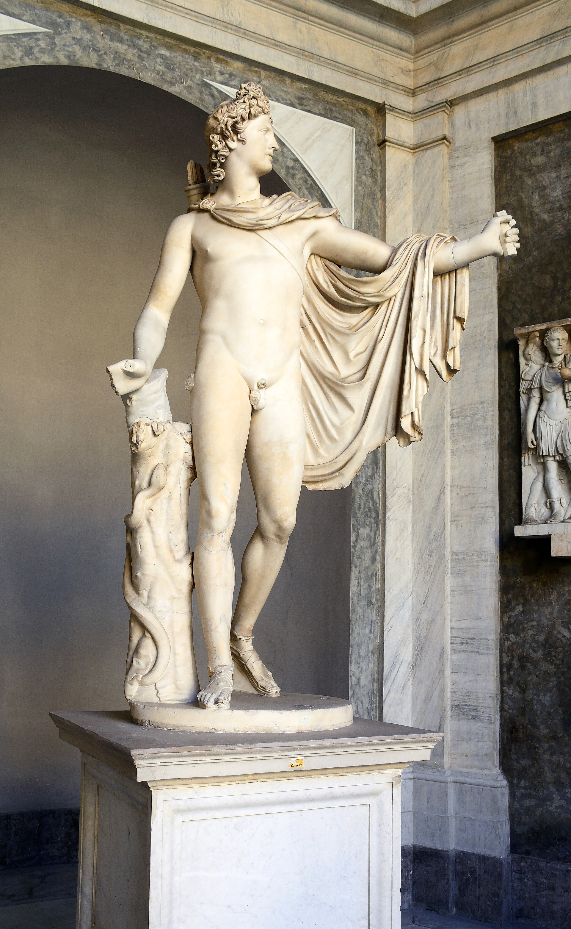 Apollo with lyre and laurel