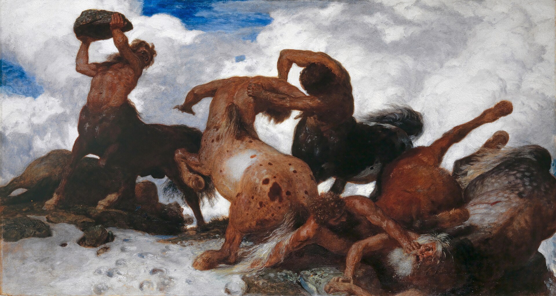 Classical depiction of a centaur